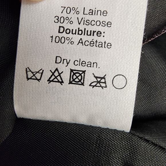 J. Crew Womens Pencil Skirt Double Serge Wool Knee Length 12 Gray Zip Academia - Picture 10 of 11